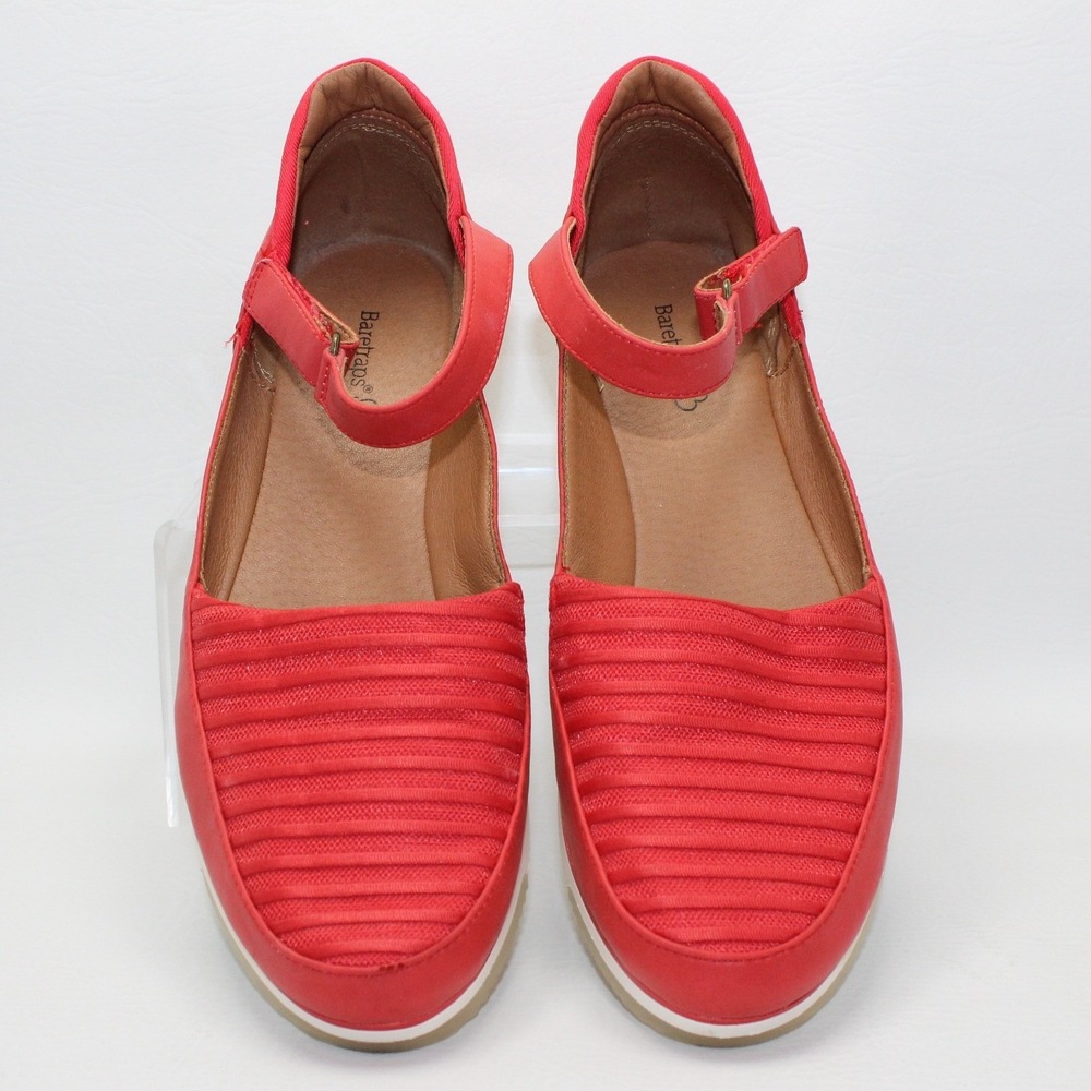 Baretraps Harmony Red Mary Jane Wedge Flats BTS21-10944-003-205 Womens 9.5 M